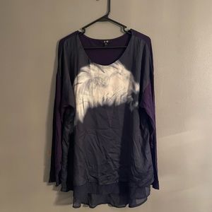 Yest navy blue blouse